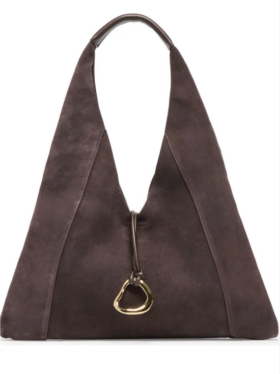 Dolce Vita Handbags - Dolce Vita Malin Brown Suede Hobo Bag with Gold Accent NWT